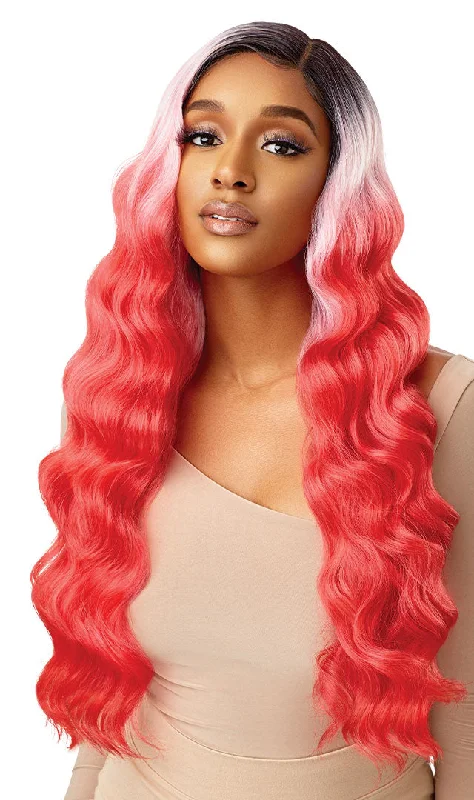 Synthetic wigs for masquerade-Outre CELESTINE Lacefront COLORBOMB