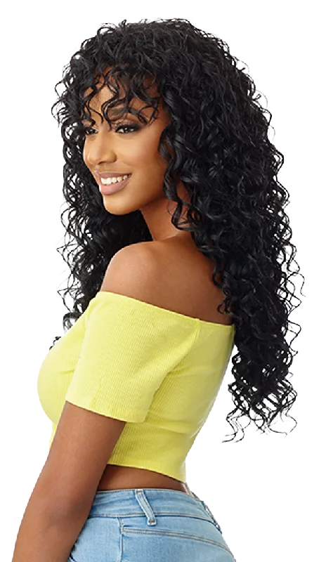 Synthetic wigs for budget shoppers-Outre Converti-Cap + Bang | Loved One + Bang