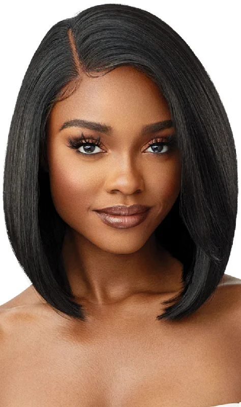 Synthetic wigs for live shows-Outre Lace Front Perfect HairLine Jenisse