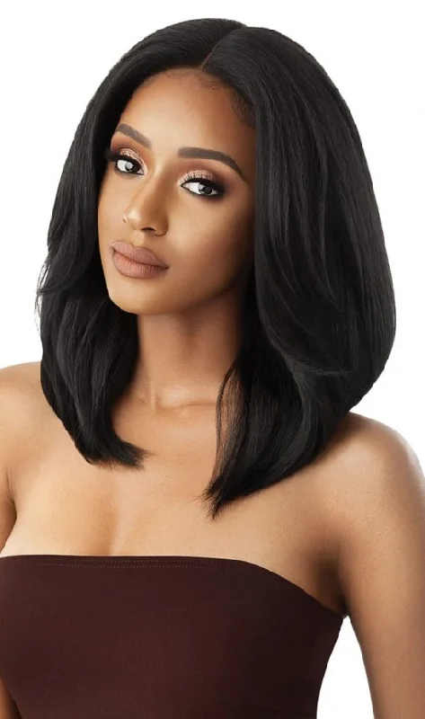 Synthetic wigs for seasonal sales-OUTRE LACE FRONT WIG NEESHA SOFT & NATURAL NEESHA 201