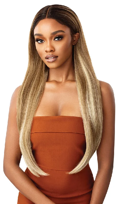 Synthetic wigs for hot weather-Outre Lacefront Wig | Melted Hairline | ELIANA