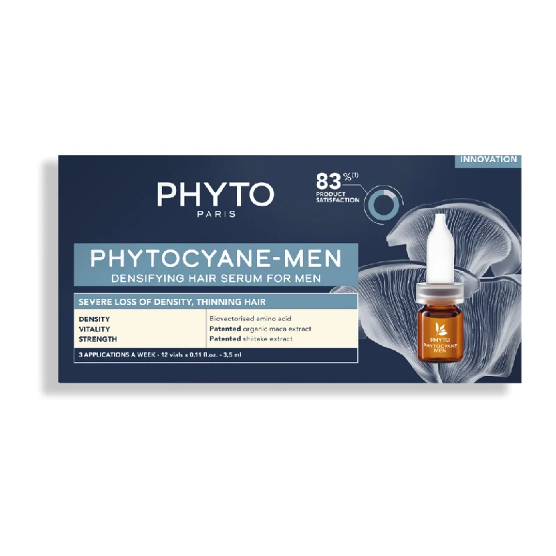 Hair repair oil-PHYTOCYANE Densifying Treatment for Progressive Hair Thinning - Men