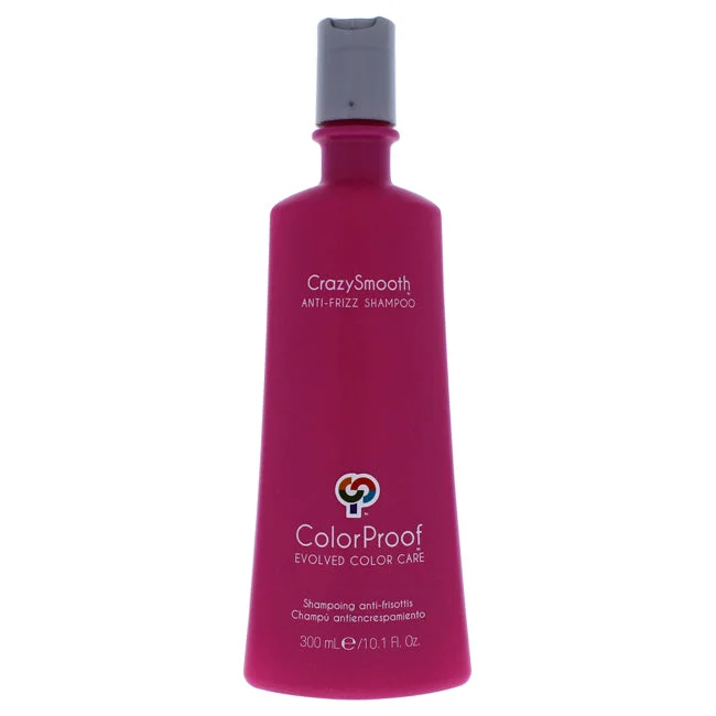 Hair tonic-ColorProof CrazySmooth Anti-Frizz Shampoo by ColorProof for Unisex - 10.1 oz Shampoo