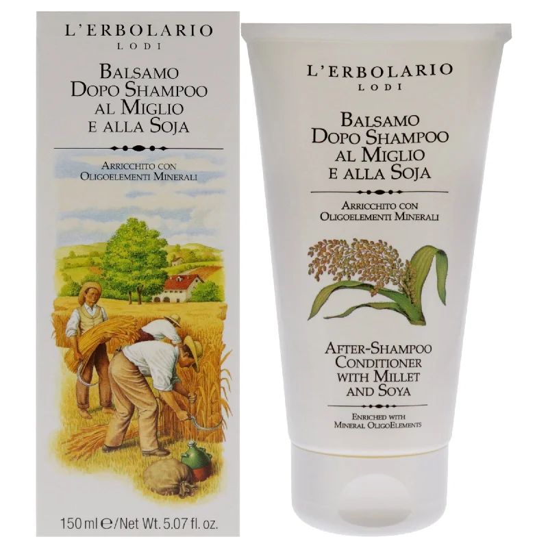 Flexible hold hairspray-LErbolario After-Shampoo Conditioner - Millet and Soya by LErbolario for Unisex - 5.07 oz Conditioner