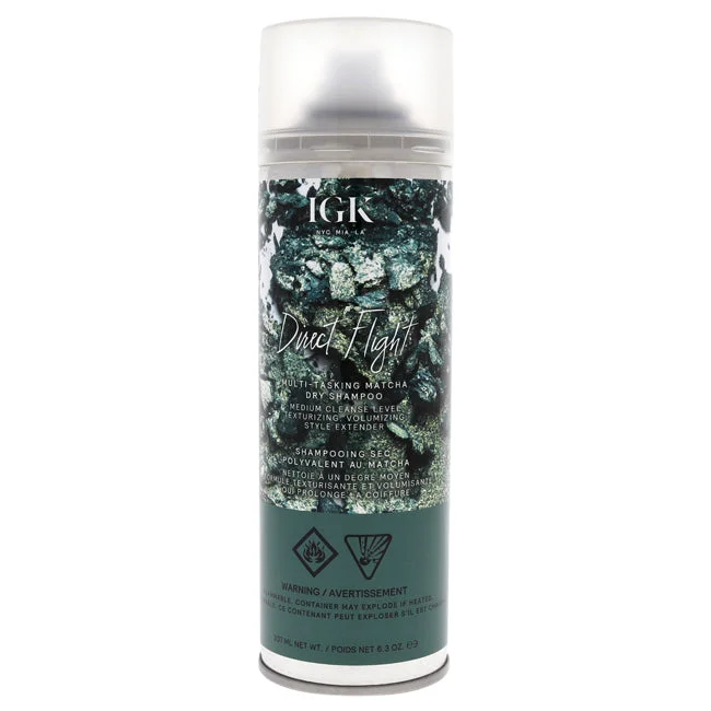 Anti-frizz serum-IGK Direct Flight Multi-Tasking Dry Shampoo by IGK for Unisex - 6.3 oz Dry Shampo