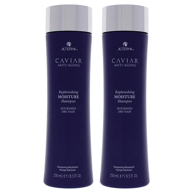 Leave-in conditioner-Alterna Caviar Anti Aging Replenishing Moisture Shampoo by Alterna for Unisex - 8.5 oz Shampoo - Pack of 2