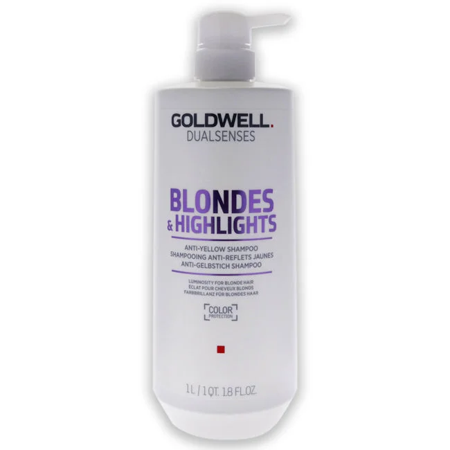 Scalp scrub-Goldwell Dualsenses Blondes and Highlights Shampoo by Goldwell for Unisex - 34 oz Shampoo