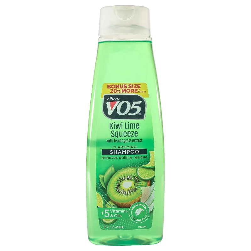 Hair serum-Alberto VO5 Herbal Escapes Kiwi Lime squeeze Clarifying Shampoo by Alberto VO5 for Unisex - 15 oz Shampoo