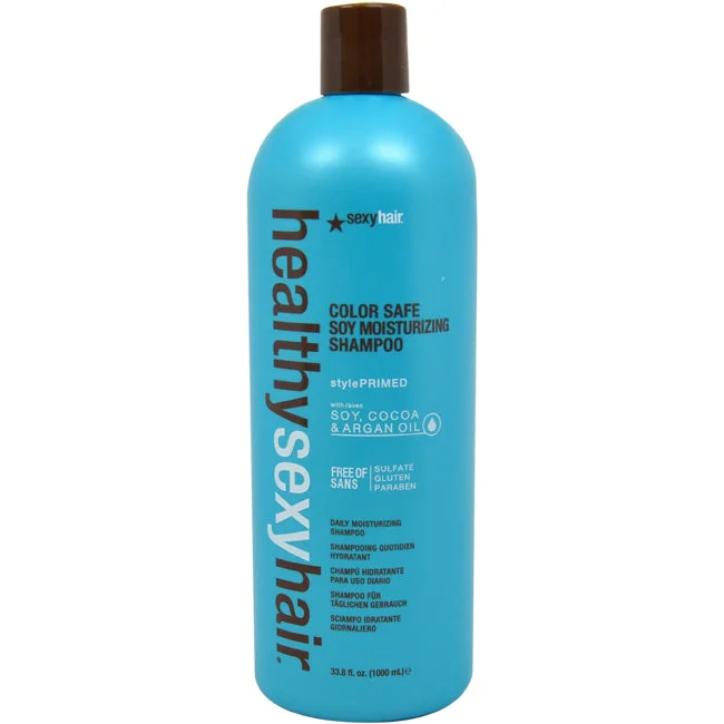 Hair thickener-Sexy Hair Healthy Sexy Hair Sulfate-Free Soy Moisturizing Shampoo by Sexy Hair for Unisex - 33.8 oz Shampoo