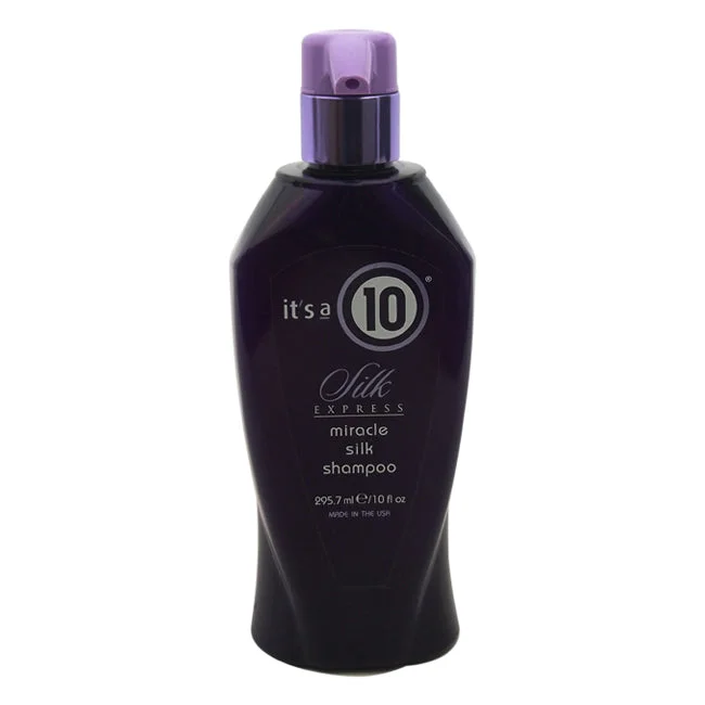 Flexible hold hairspray-Its A 10 Silk Express Miracle Silk Shampoo by Its A 10 for Unisex - 10 oz Shampoo