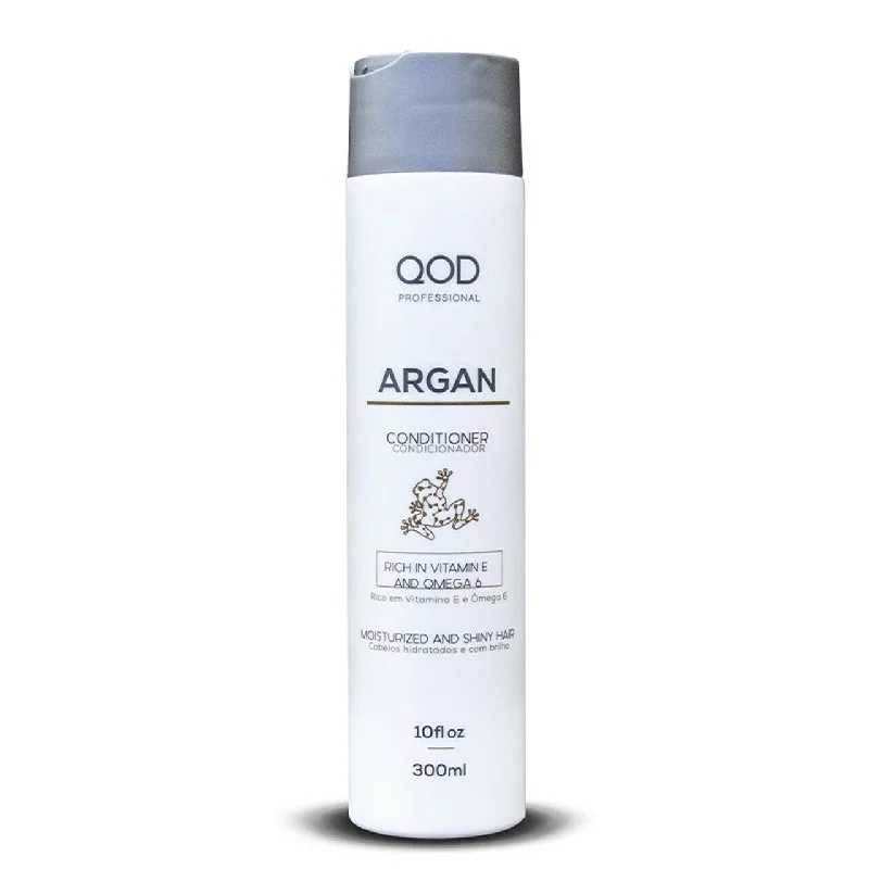 How to care for fine hair-Argan Hair Conditioner Cuticle Sealing Protection Shine Treatment 300ML - QOD