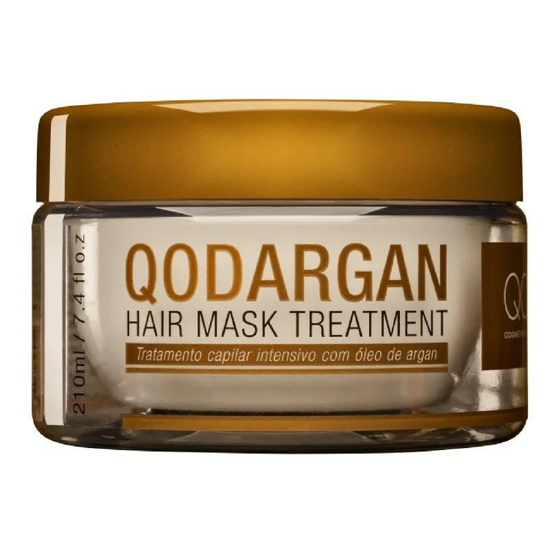 Hair care routine for hair strength-Argan Hair Mask Reconstruction Keratin Smooth Sealing Treatment 210G - QOD