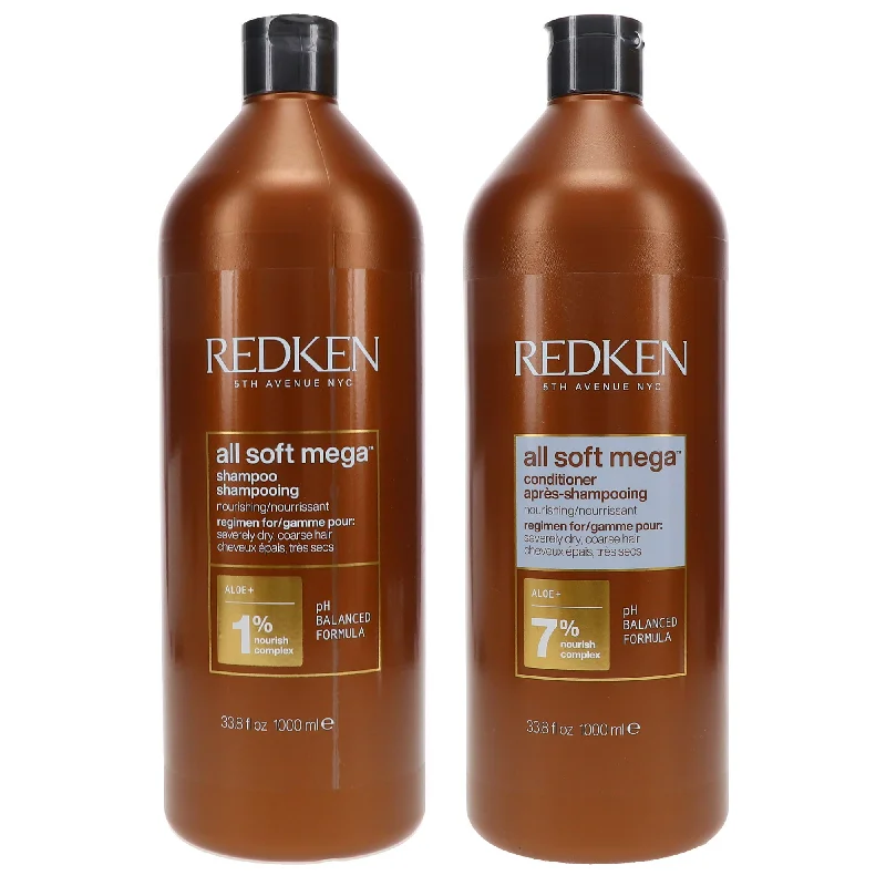 Volumizing spray-Redken All Soft Mega Shampoo & Conditioner Duo, 33.8 oz