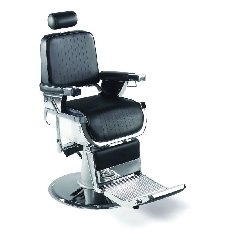 Hair revitalizer-REM Emperor Barbers Chair - Black - Styling Chair