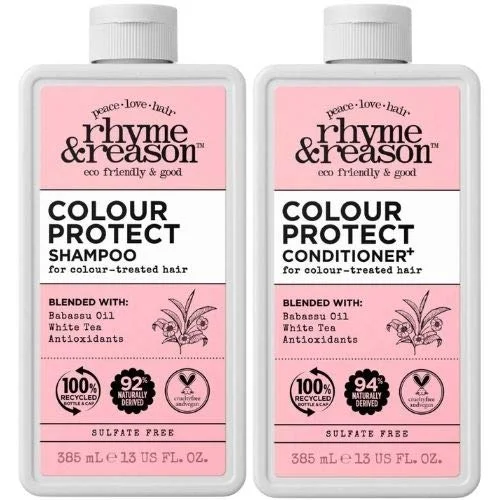 Hair balm-Rhyme & Reason Colour Protect Shampoo and Conditioner 13 oz Duo Set