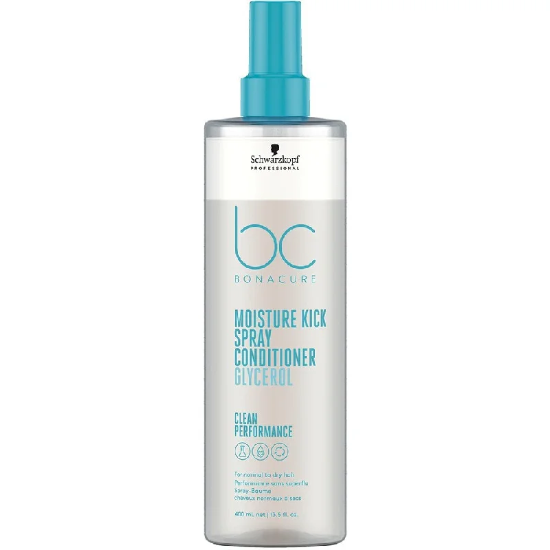 How to care for short hair-Schwarzkopf Bonacure Moisture Kick Spray Conditioner 400ml