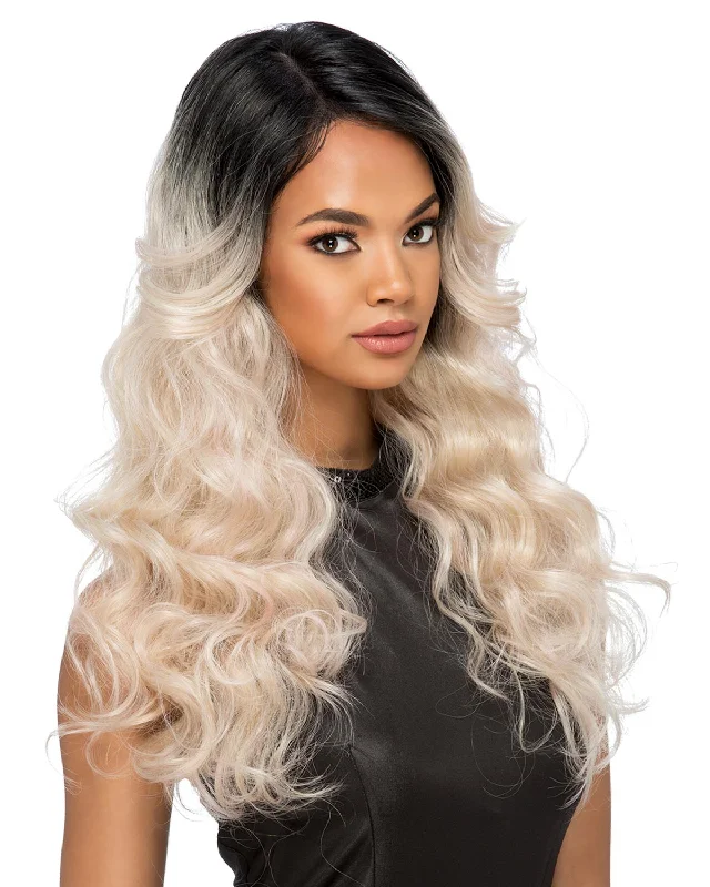 Synthetic wigs orange hue-Semele | Lace Front & Lace Part Synthetic Wig by Vivica Fox