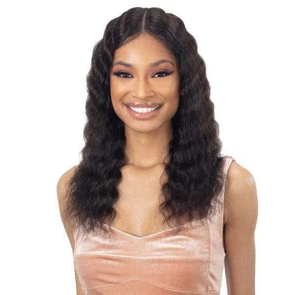 real person hair ring luxury-Shake N Go Girlfriend 100% Virgin Human Hair Lace Frontal Wig - DEEP WAVER 20"