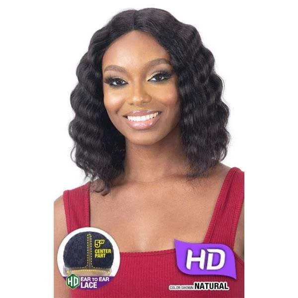 real person hair ring inspired-Shake-N-Go Naked 100% Human Hair Premium Lace Front Wig - ARDEN