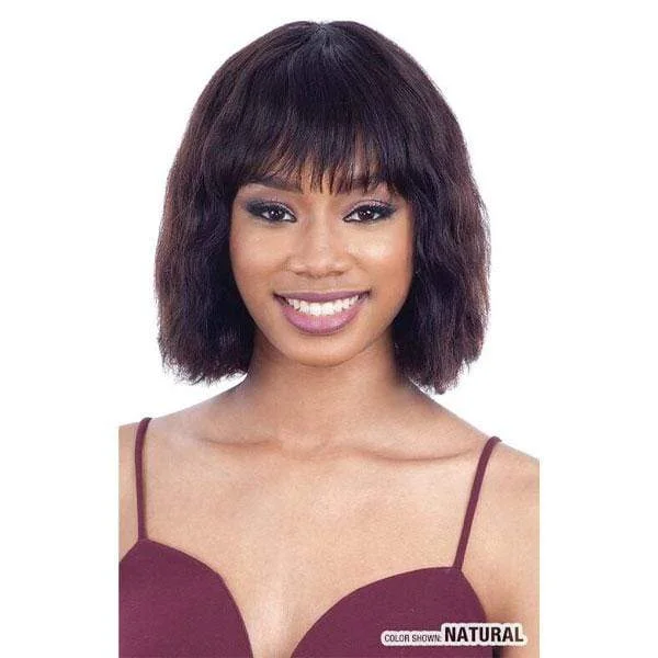 real person hair ring imaginative-Shake-N-Go Naked 100% Human Hair Premium Lace Front Wig - MELODY