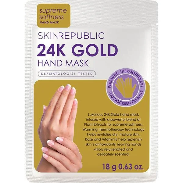 Protein treatment-Skin Republic 24K Gold Foil Hand Mask