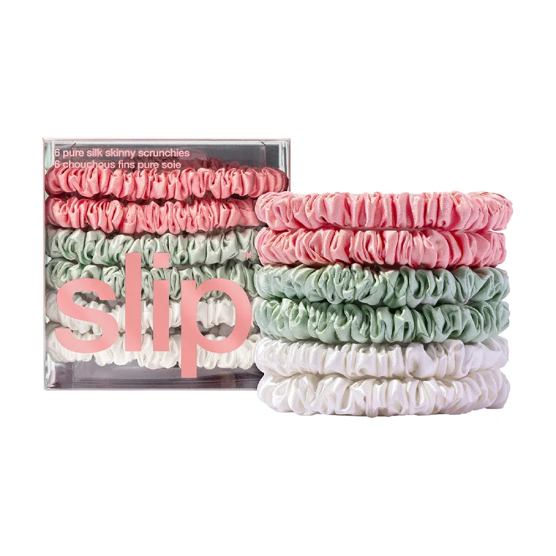 Glossy pomade-Pure Silk Skinny Scrunchies