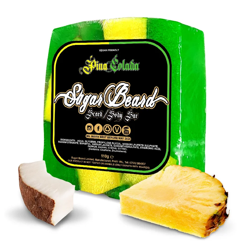 Hair polisher-Sugar Beard Pina Colada Beard Soap 110g