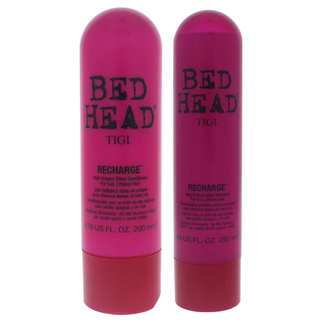 Leave-in conditioner-Tigi Recharge High Octane Shampoo and Conditioner 8.45 - 6.76 oz