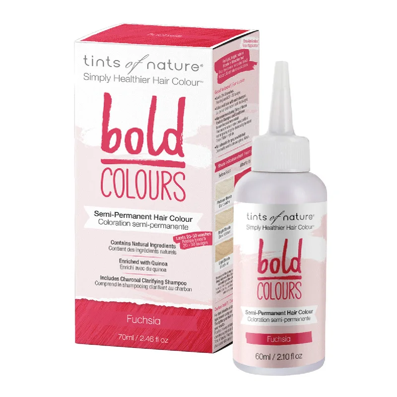 Hair souffle-Tints of Nature Bold Colours - Fuschia Semi-Permanent Hair Colour 70ml