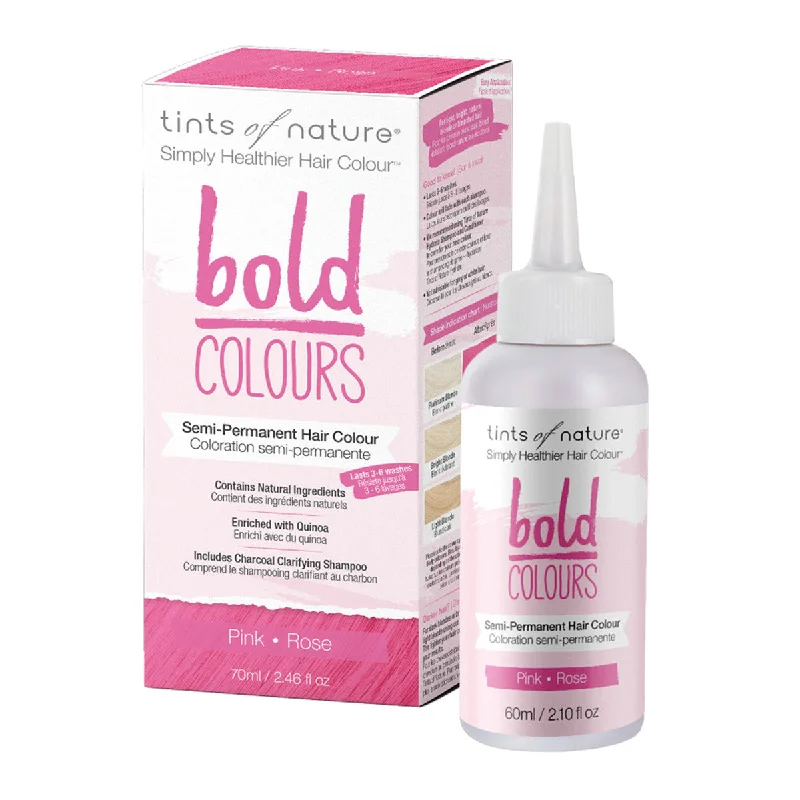 Tints of Nature Bold Colours - Pink Semi-Permanent Hair Colour 70ml