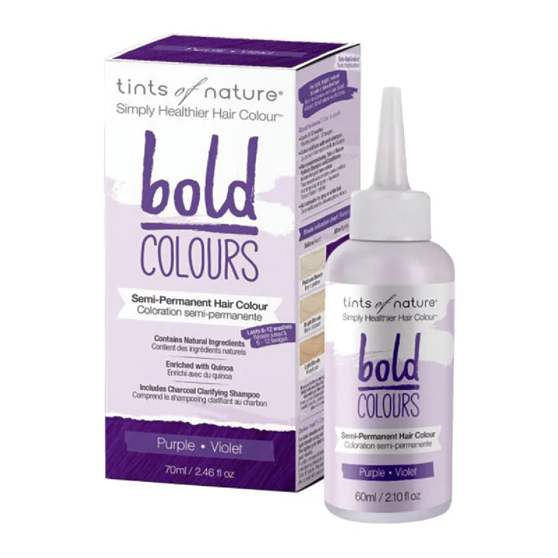 Curl reviving oil-Tints of Nature Bold Colours - Purple Semi-Permanent Hair Colour 70ml