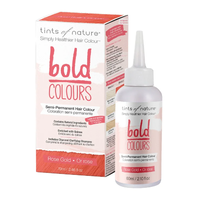 Color enhancer-Tints of Nature Bold Colours - Rose Gold Semi-Permanent Hair Colour 70ml