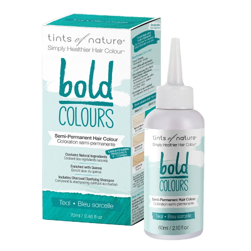 Braid gel-Tints of Nature Bold Colours - Teal Semi-Permanent Hair Colour 70ml