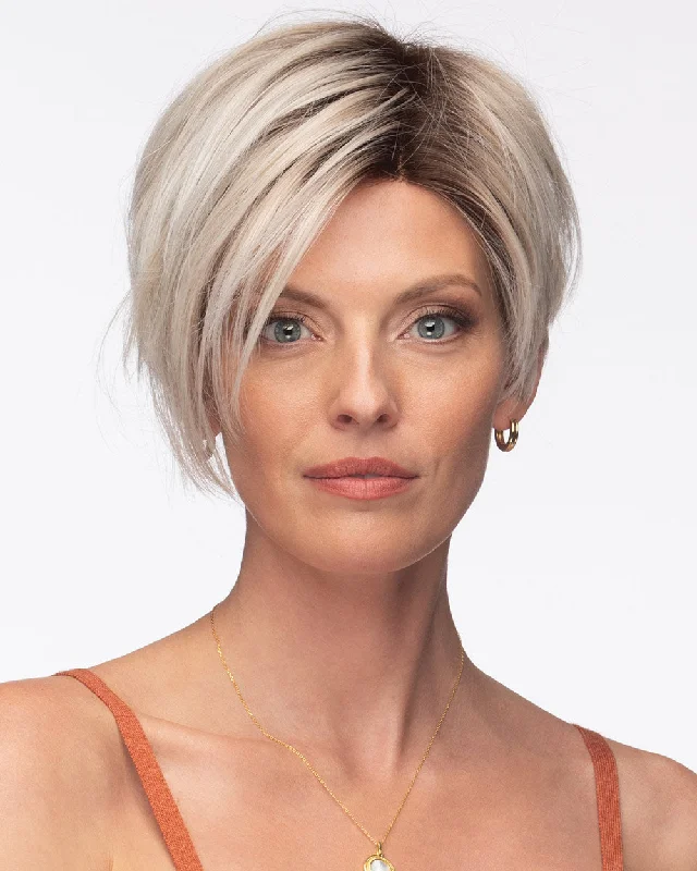 Synthetic wigs for holidays-Vale | Monofilament Part Synthetic Wig by Estetica