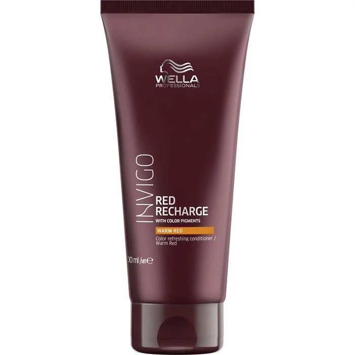 Hair care routine for damaged hair-Wella Invigo Color Recharge Warm Red 200ml