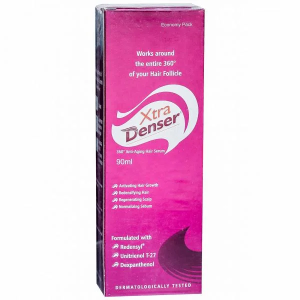 Hair gloss spray-Xtra Denser Hair Serum, 90ML