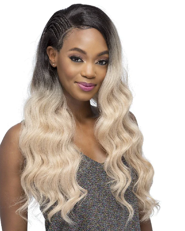 Synthetic wigs with texture-Yesica | Lace Front Synthetic Wig by Vivica Fox