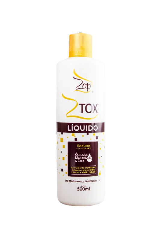 Best hair care for hair texture-Zap Ztox Conditioning Reducer Liquid Macadamia and Chia 500ml - Zap Cosmetics